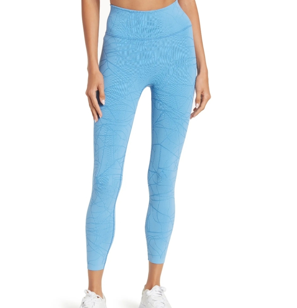 SWEATY BETTY Motion Jacquard 7/8 Leggings size XL